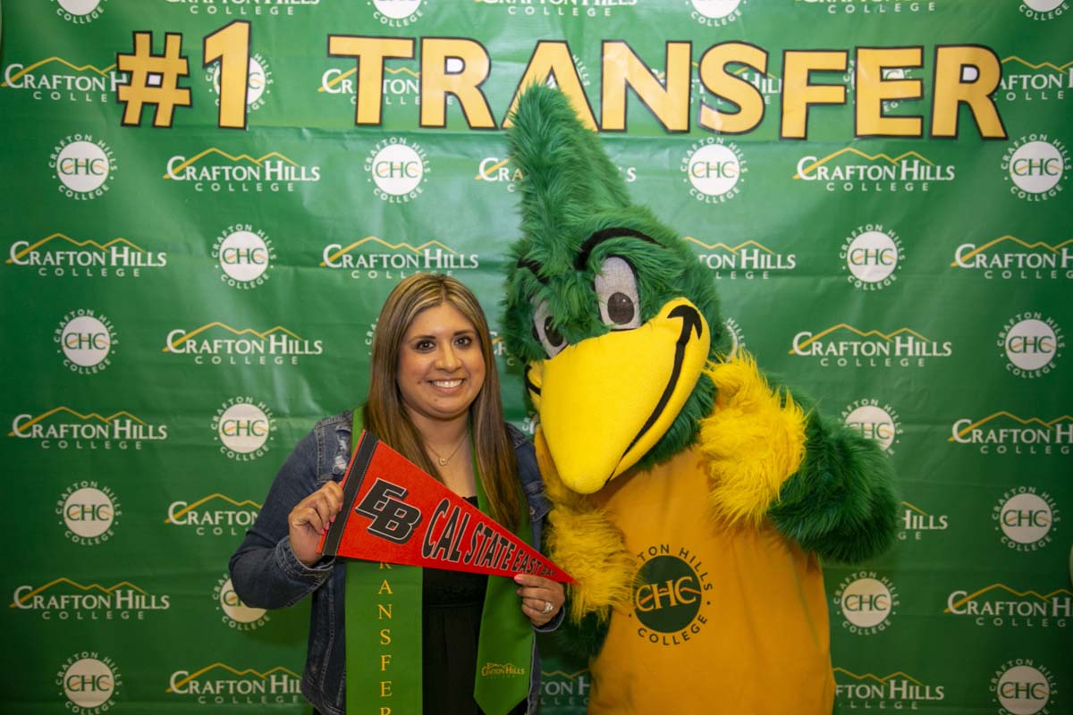 Transfer students atttend a Transfer Celebration at CHC.