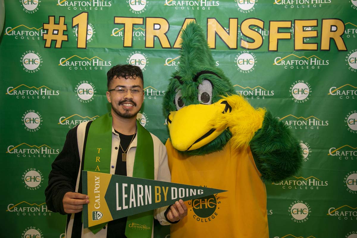 Transfer students atttend a Transfer Celebration at CHC.