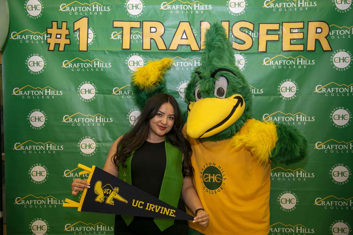 Transfer students atttend a Transfer Celebration at CHC.