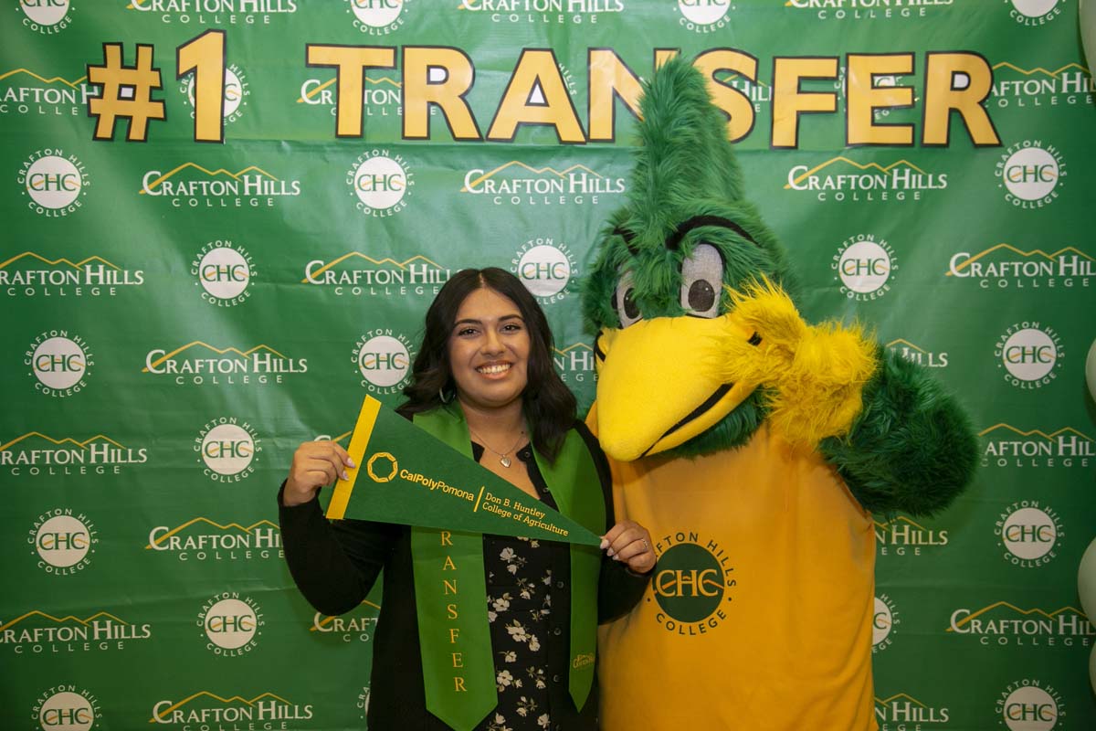 Transfer students atttend a Transfer Celebration at CHC.