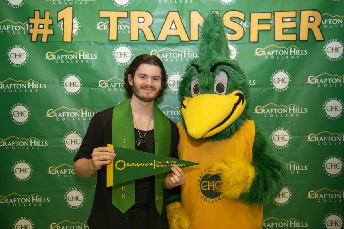 Transfer students atttend a Transfer Celebration at CHC.