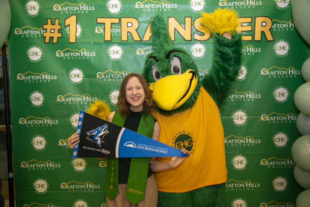 Transfer students atttend a Transfer Celebration at CHC.