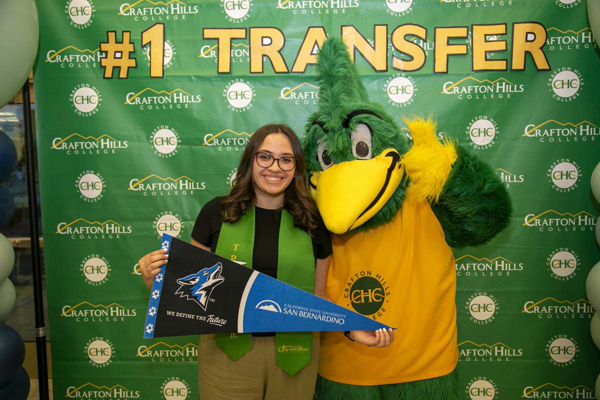 Transfer students atttend a Transfer Celebration at CHC.