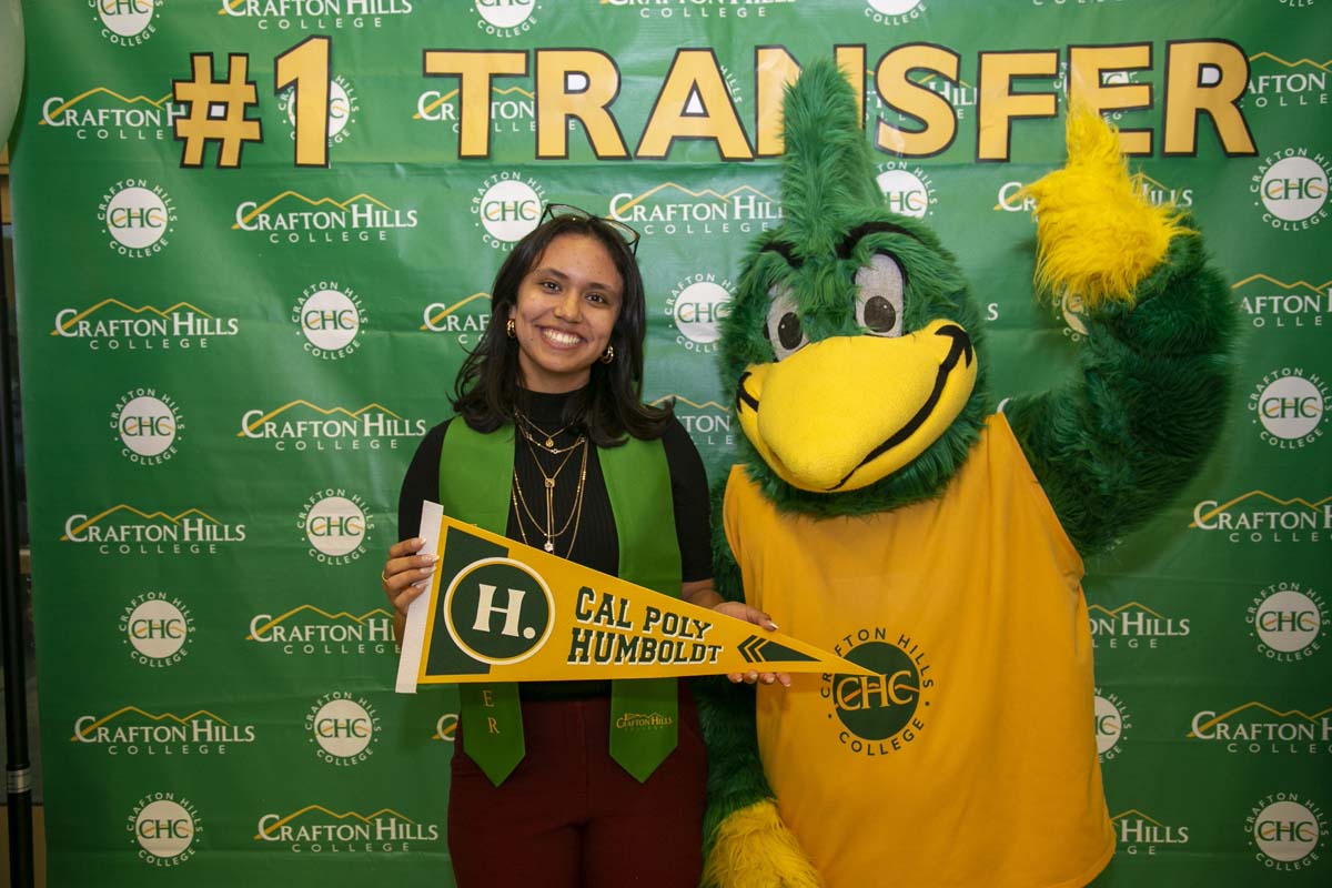 Transfer students atttend a Transfer Celebration at CHC.