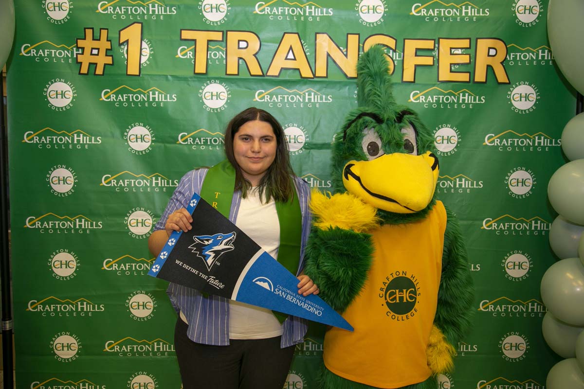 Transfer students atttend a Transfer Celebration at CHC.