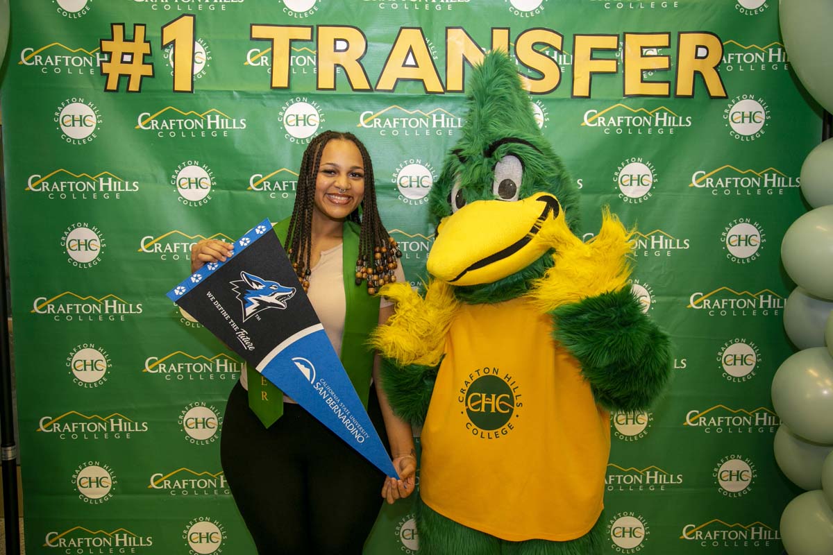 Transfer students atttend a Transfer Celebration at CHC.