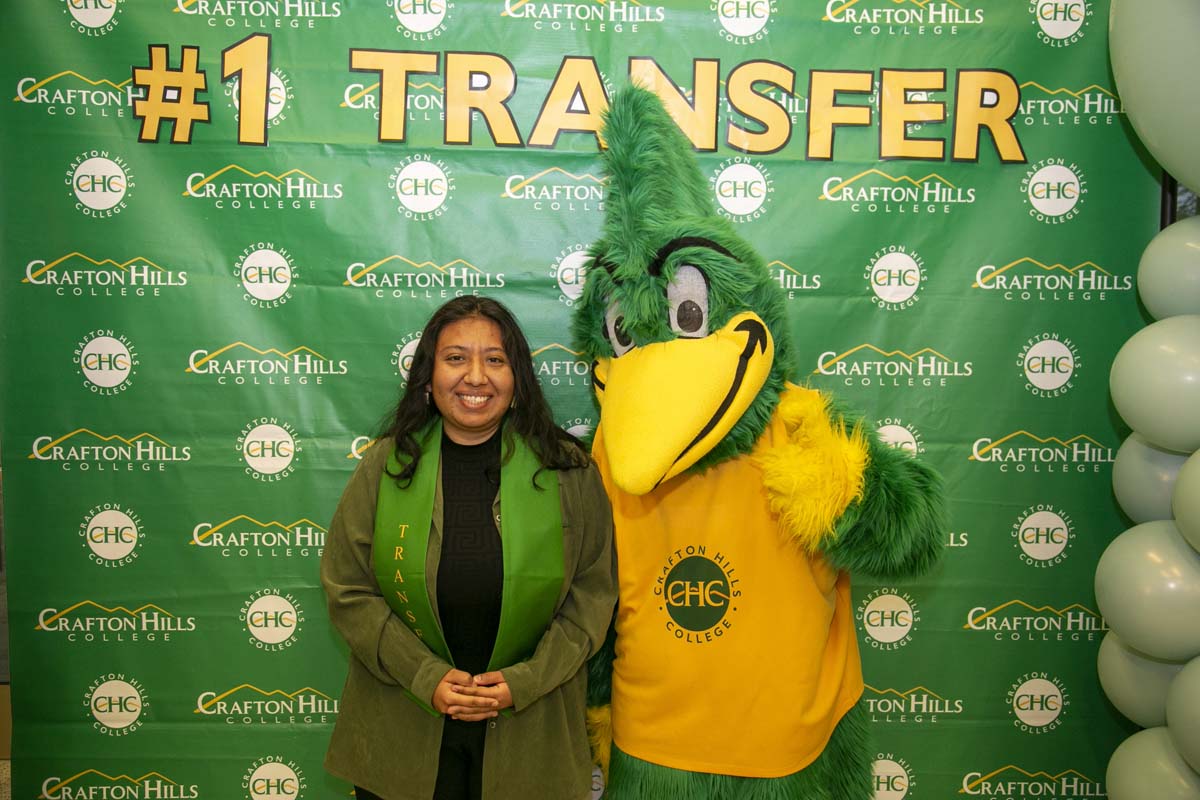 Transfer students atttend a Transfer Celebration at CHC.