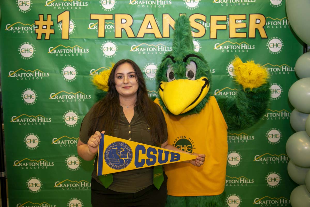 Transfer students atttend a Transfer Celebration at CHC.