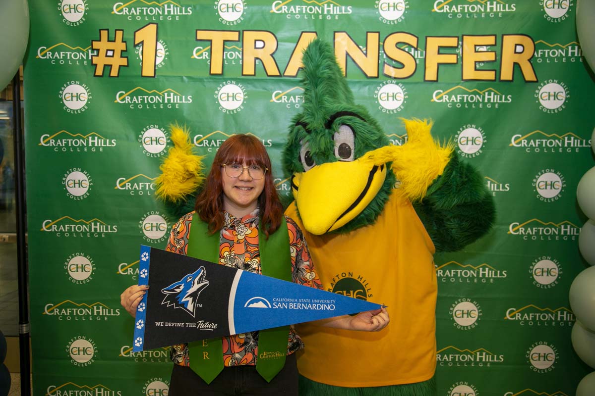 Transfer students atttend a Transfer Celebration at CHC.