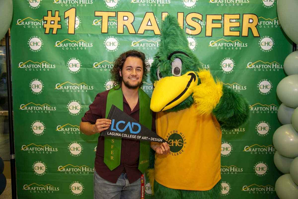 Transfer students atttend a Transfer Celebration at CHC.