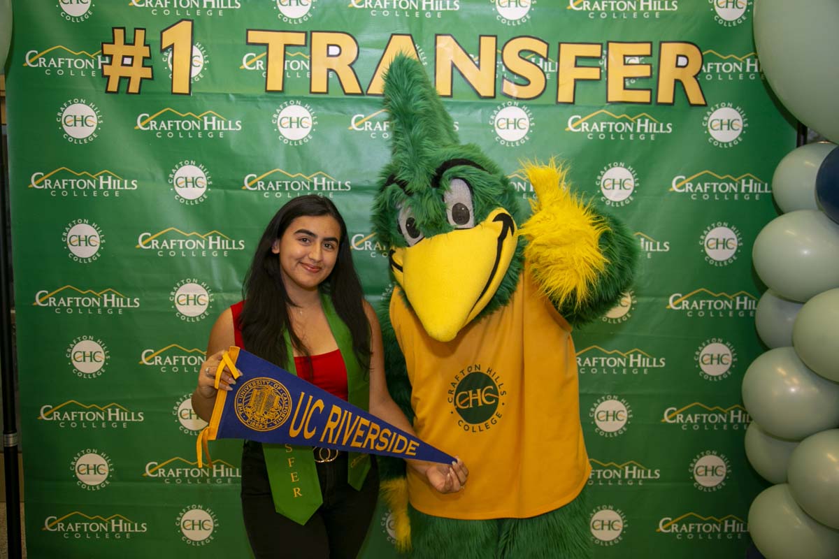 Transfer students atttend a Transfer Celebration at CHC.