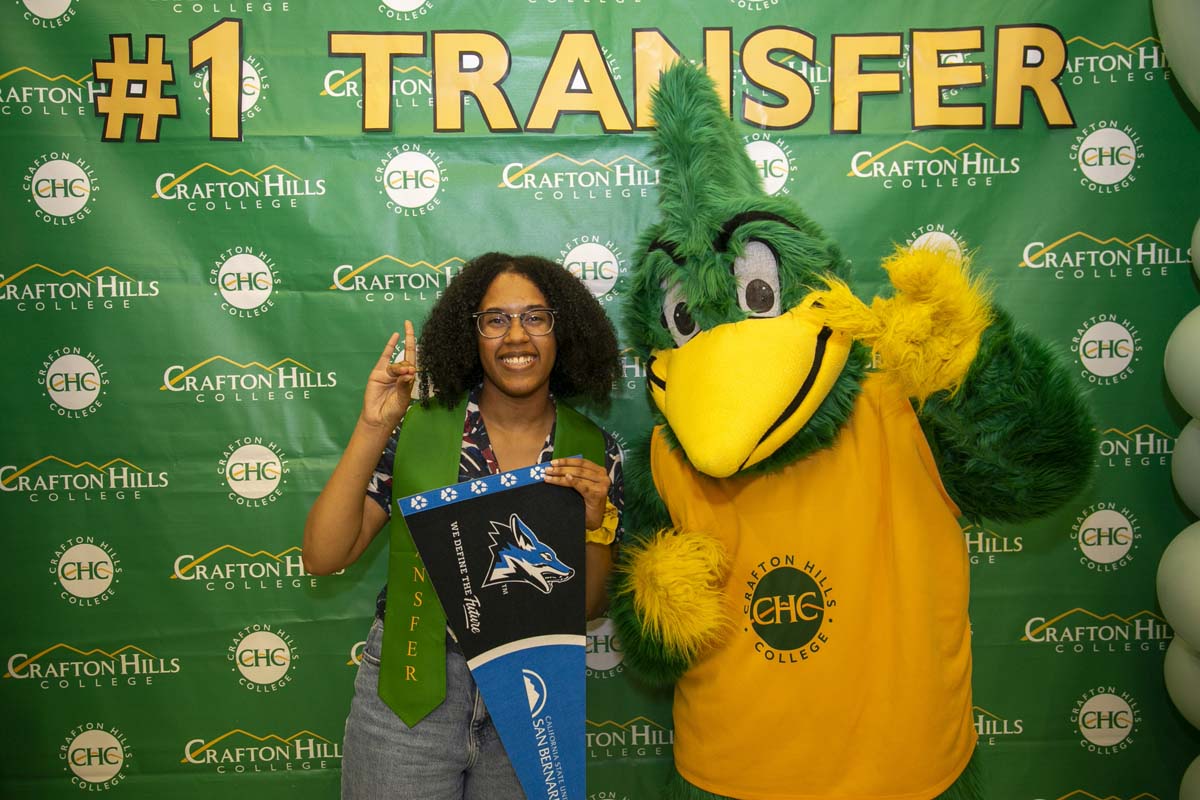 Transfer students atttend a Transfer Celebration at CHC.