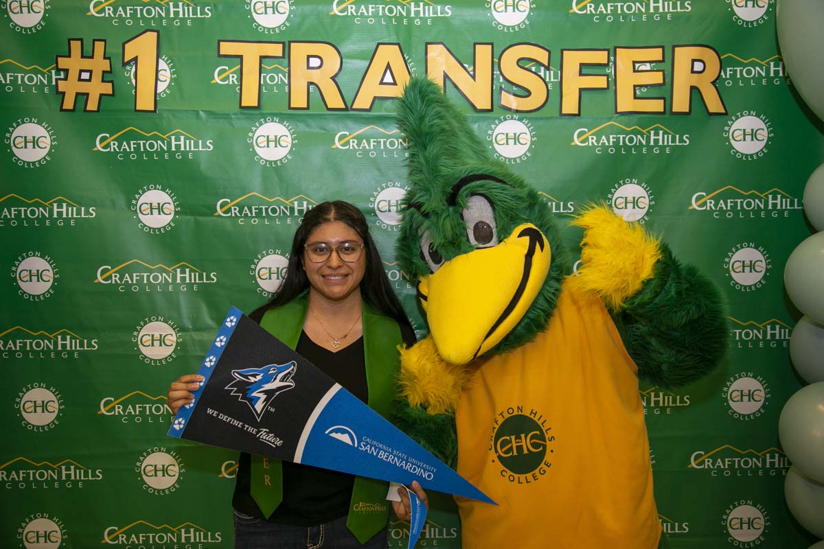 Transfer students atttend a Transfer Celebration at CHC.