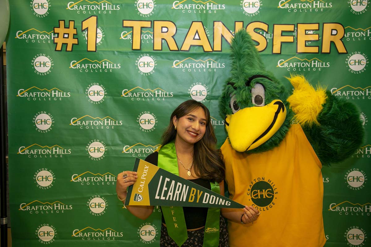 Transfer students atttend a Transfer Celebration at CHC.