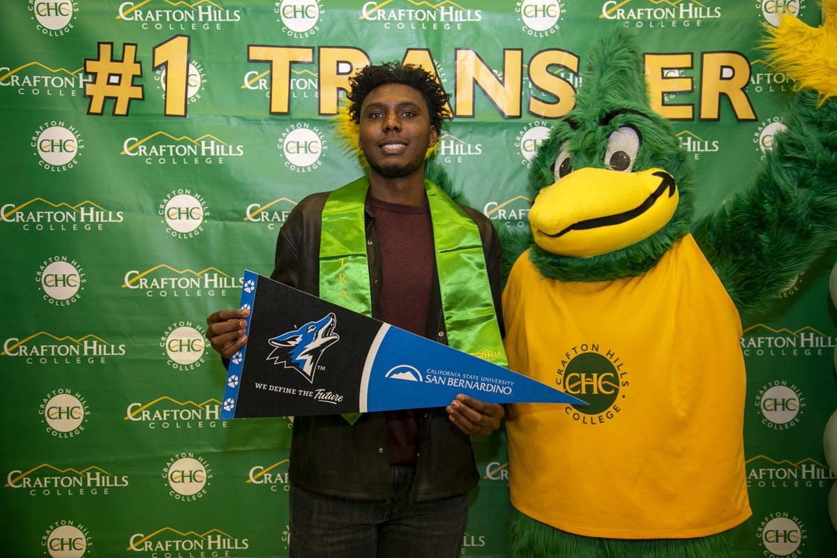 Transfer students atttend a Transfer Celebration at CHC.