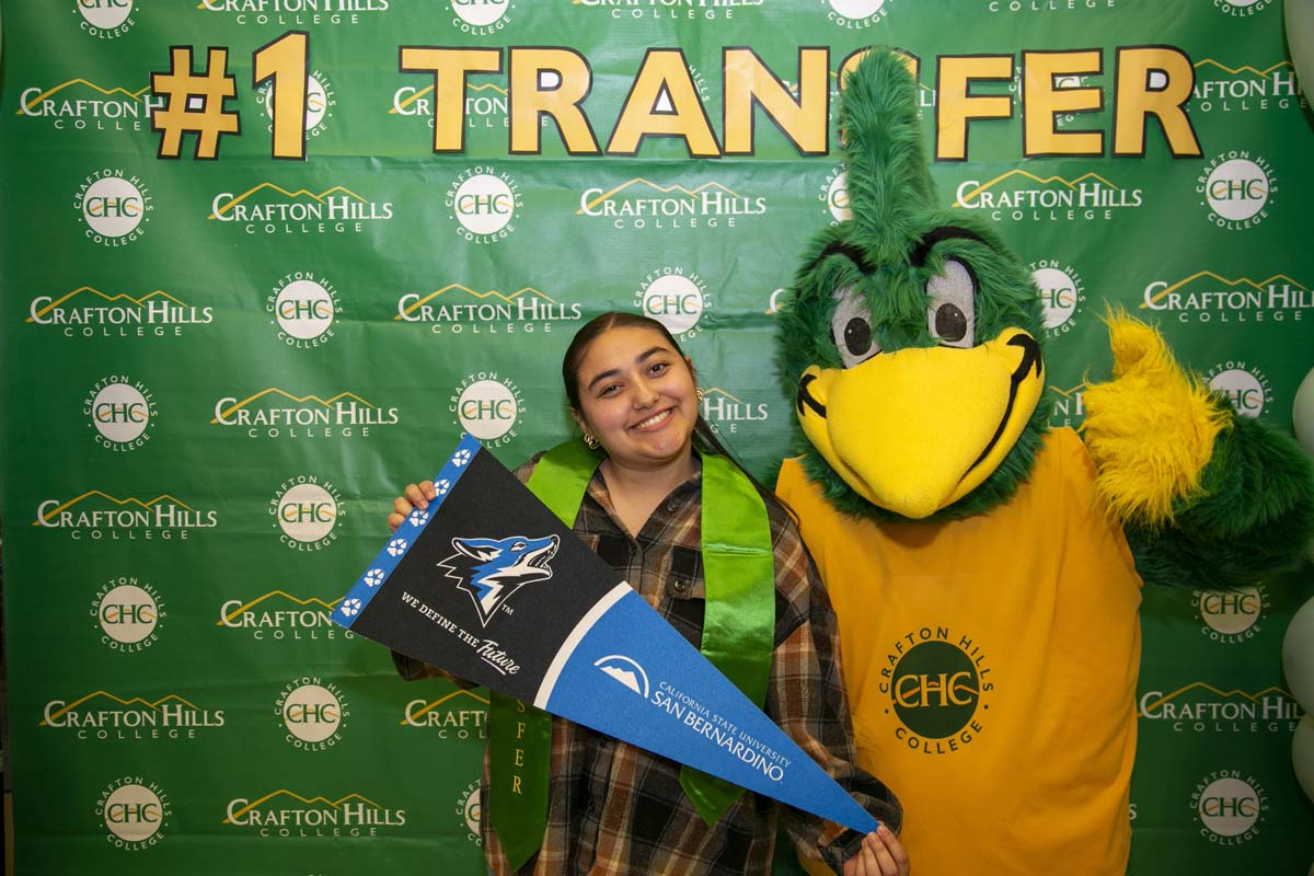 Transfer students atttend a Transfer Celebration at CHC.