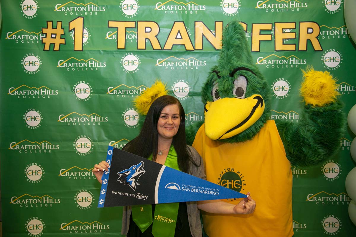 Transfer students atttend a Transfer Celebration at CHC.