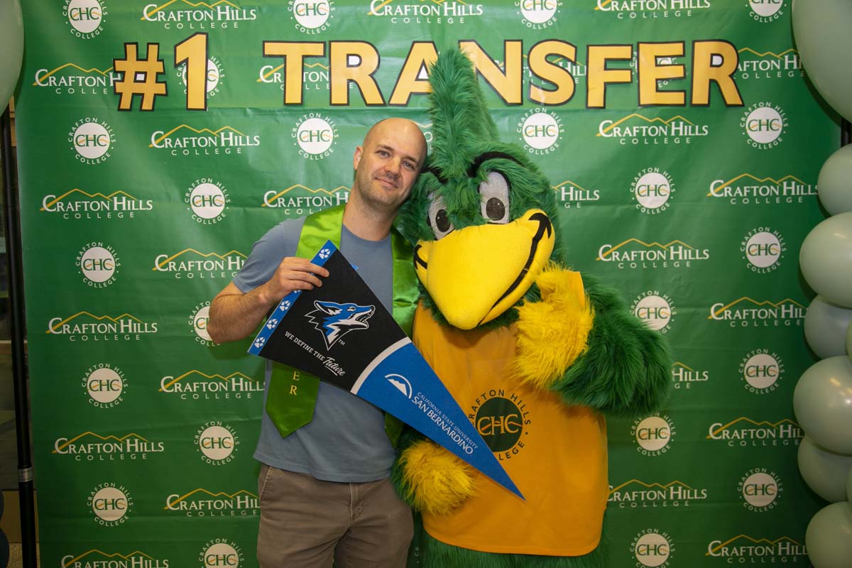 Transfer students atttend a Transfer Celebration at CHC.