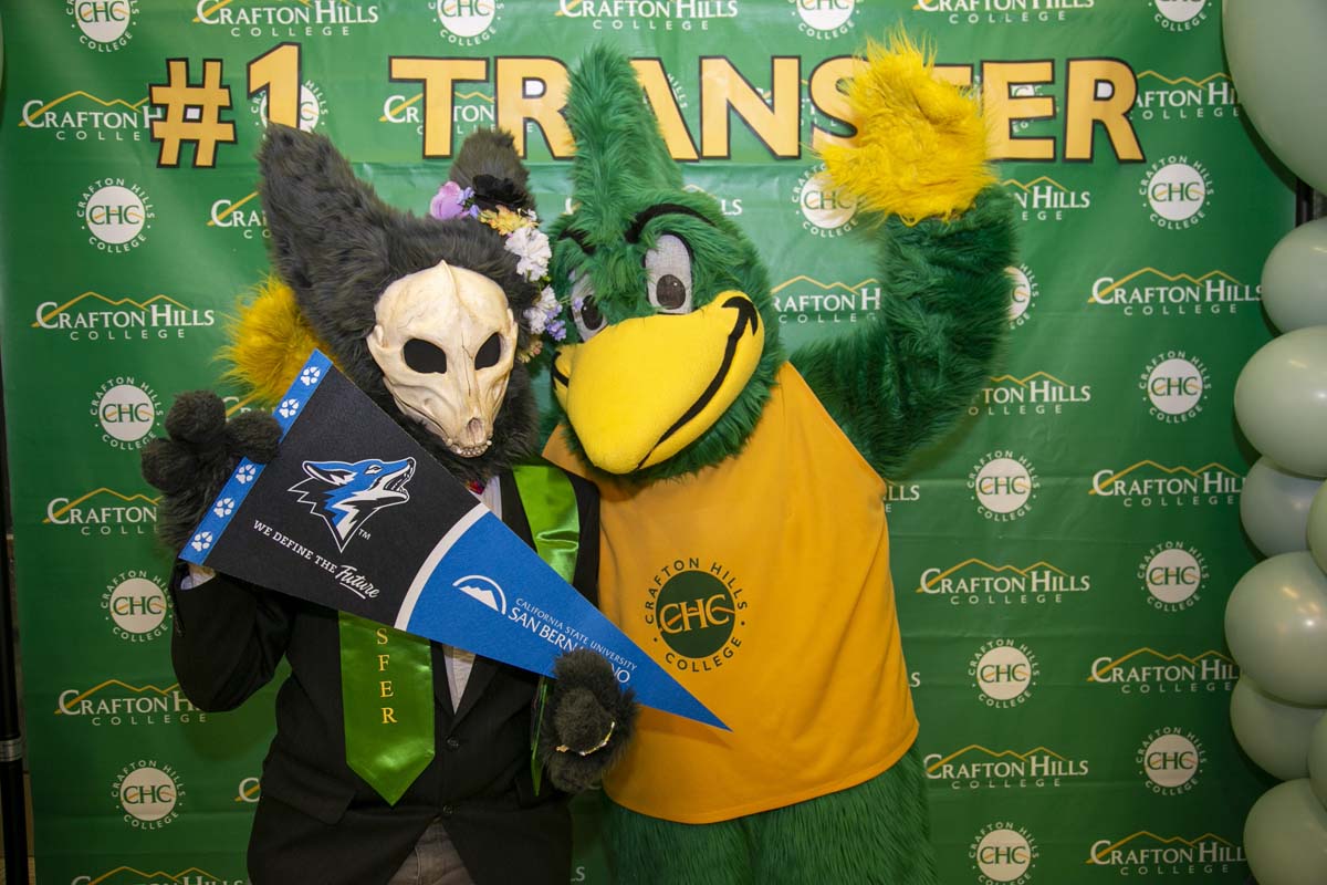 Transfer students atttend a Transfer Celebration at CHC.