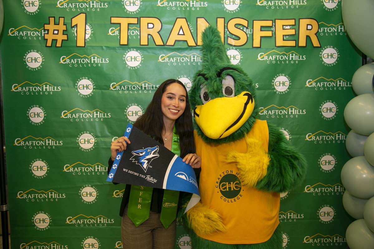 Transfer students atttend a Transfer Celebration at CHC.