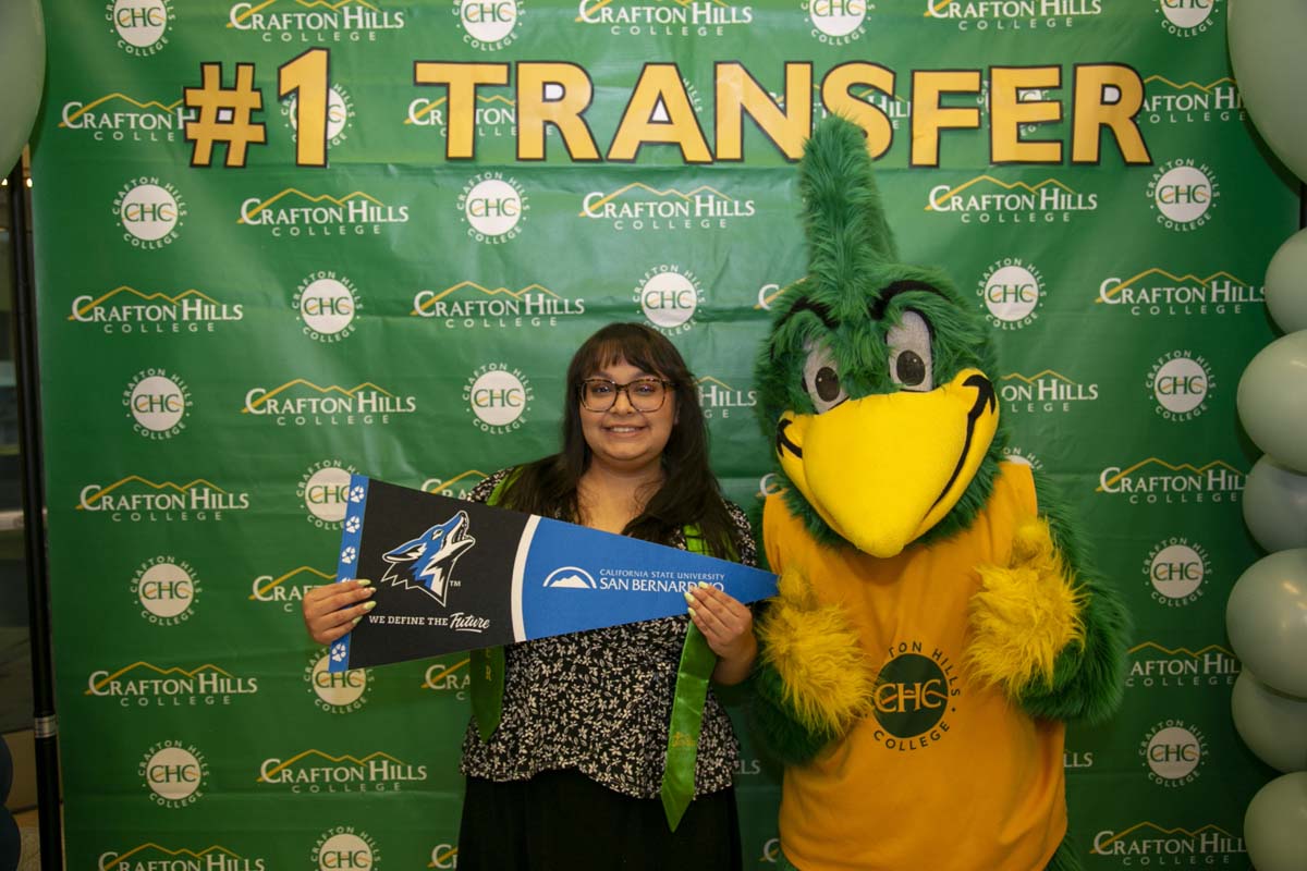 Transfer students atttend a Transfer Celebration at CHC.