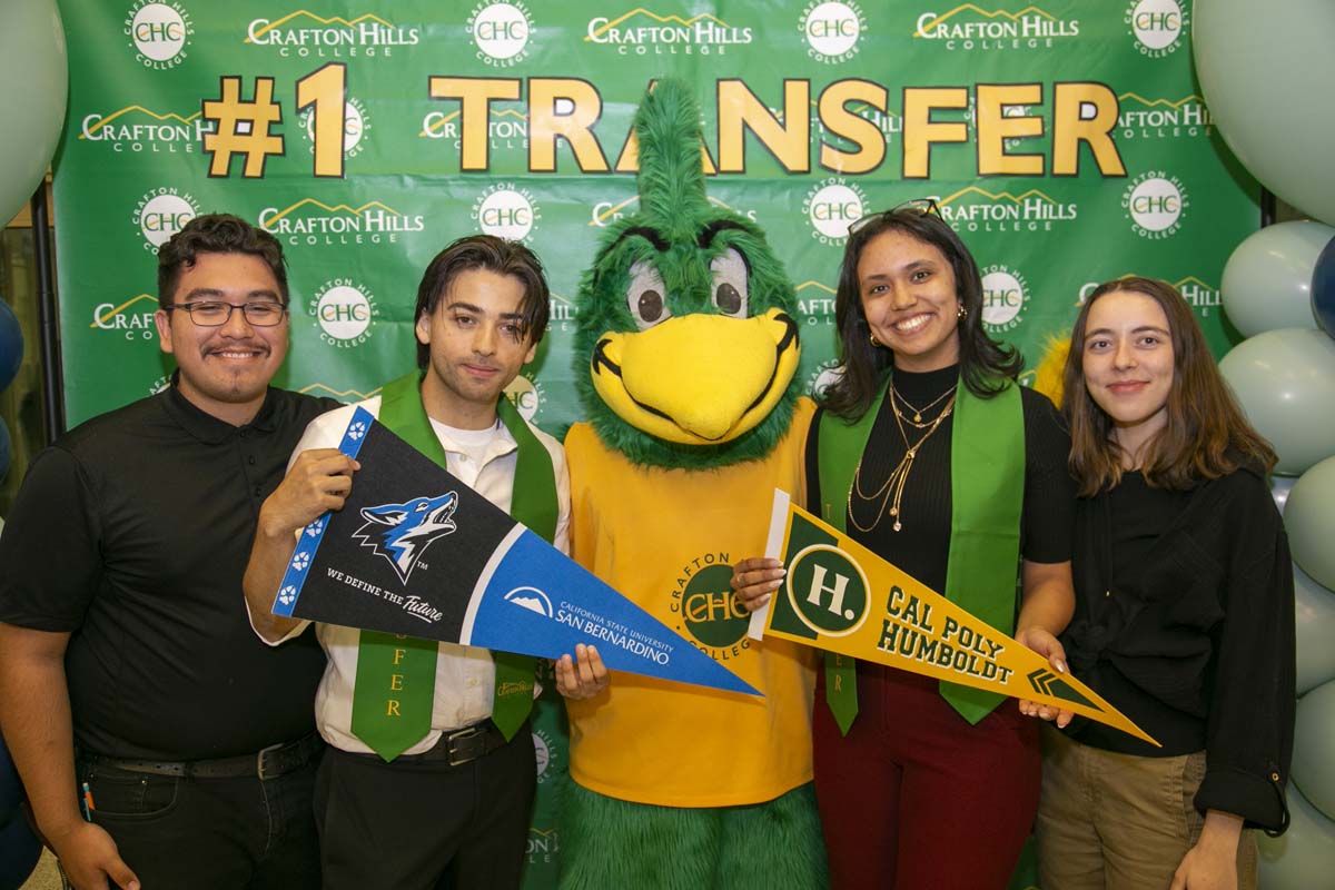 Transfer students atttend a Transfer Celebration at CHC.