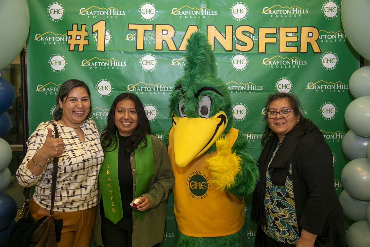 Transfer students atttend a Transfer Celebration at CHC.