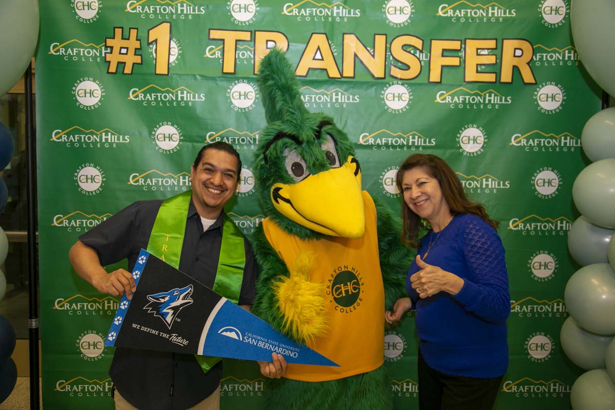 Transfer students atttend a Transfer Celebration at CHC.