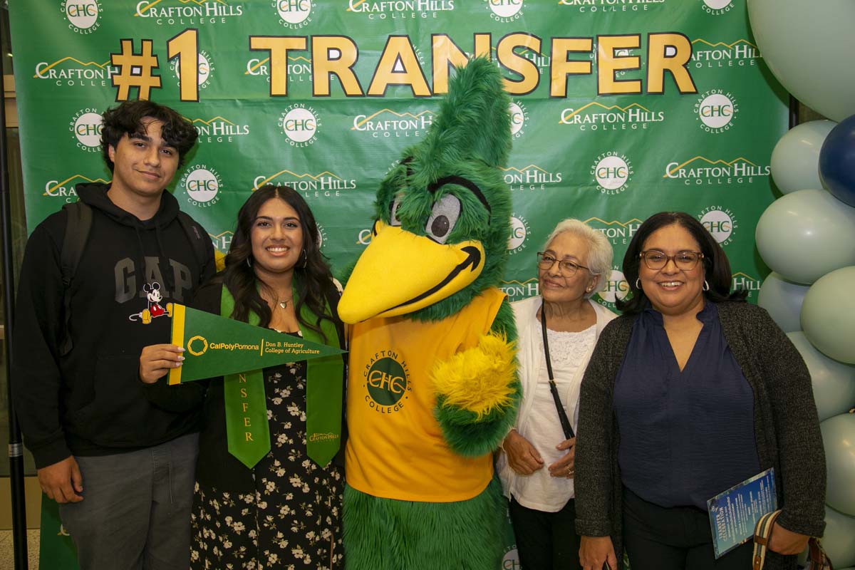 Transfer students atttend a Transfer Celebration at CHC.