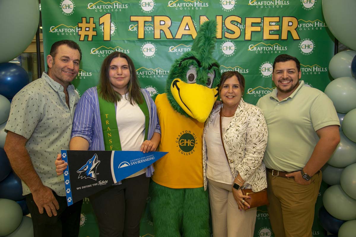 Transfer students atttend a Transfer Celebration at CHC.