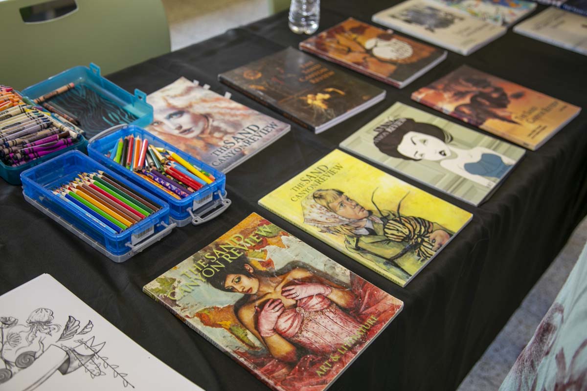 Students attend the Sand Canyon Review Party at CHC.