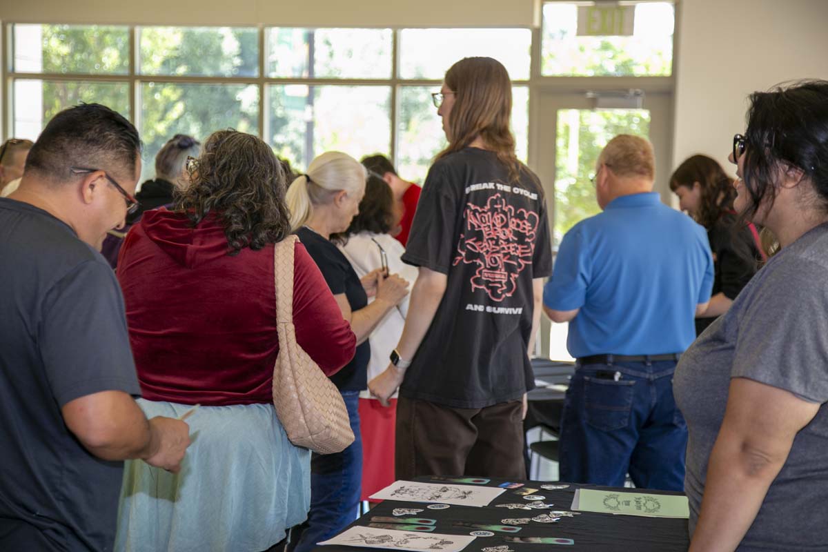 Students attend the Sand Canyon Review Party at CHC.