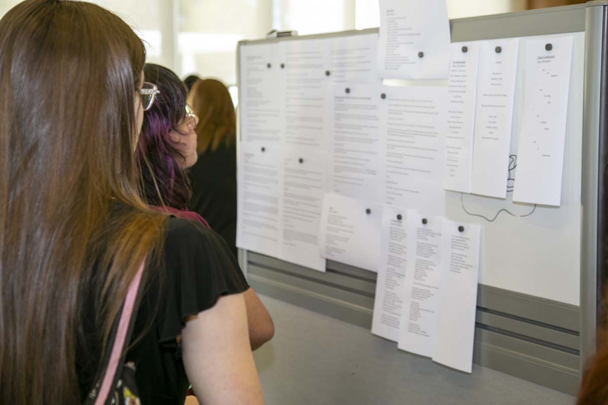 Students attend the Sand Canyon Review Party at CHC.