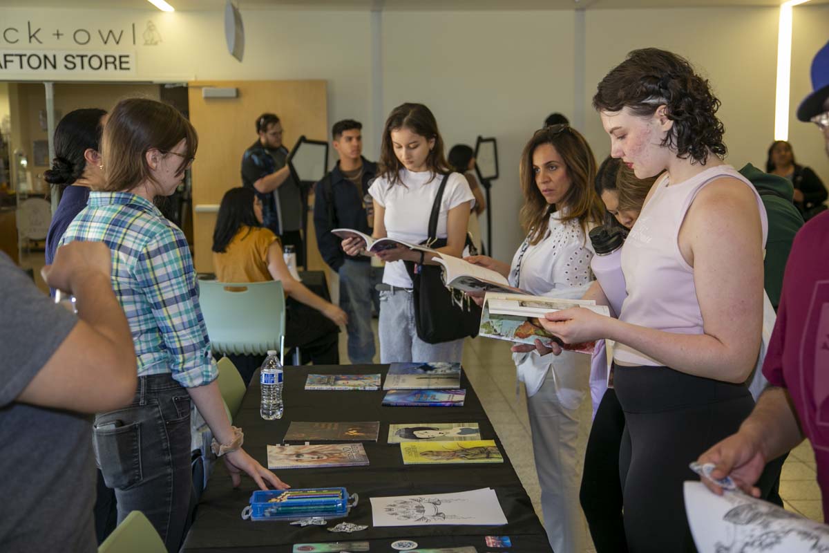 Students attend the Sand Canyon Review Party at CHC.