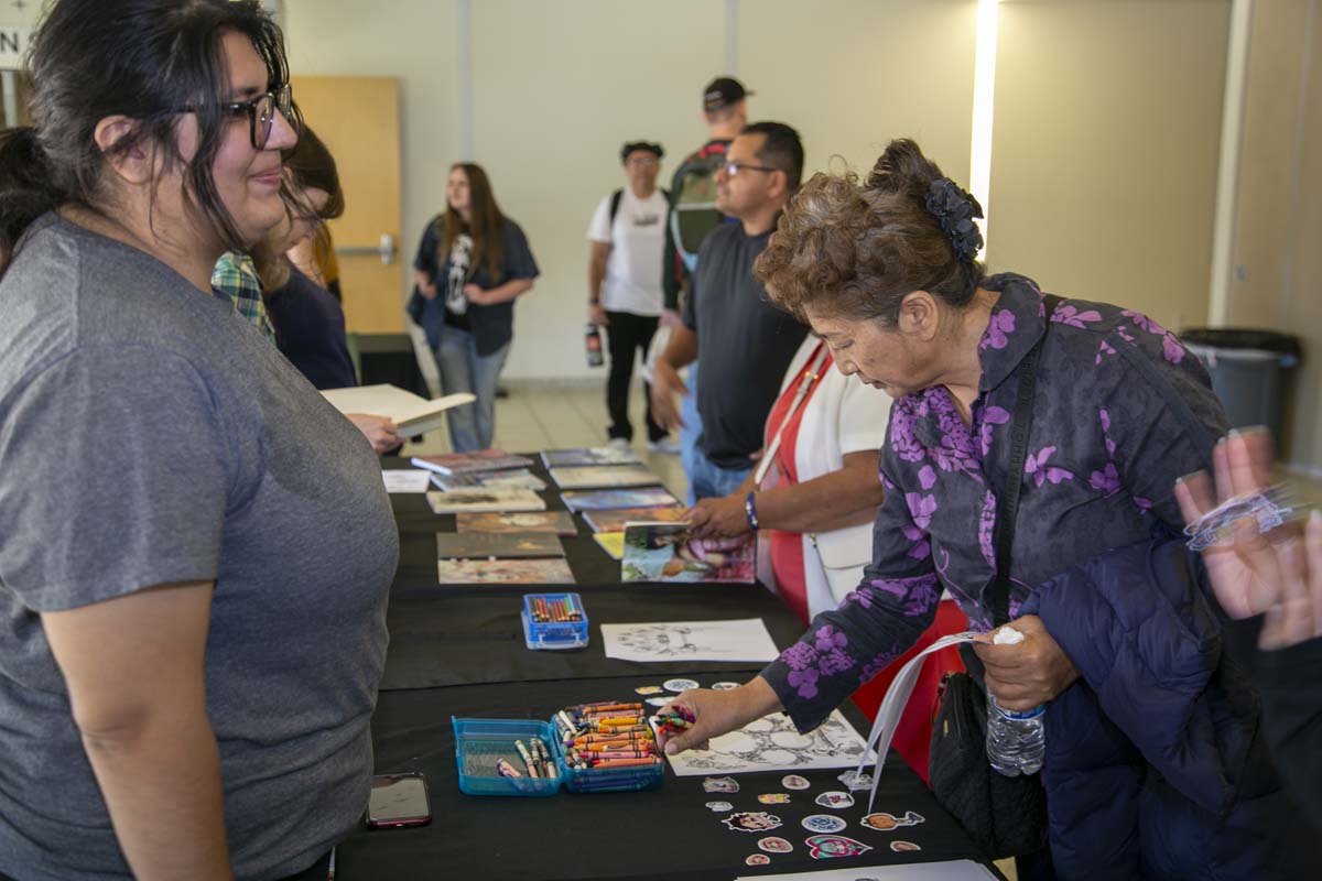 Students attend the Sand Canyon Review Party at CHC.