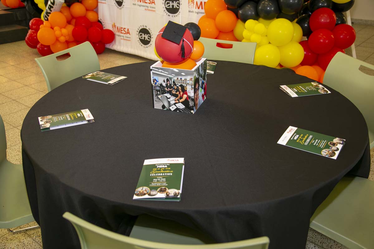 Students attend the CHC MESA end of year celebration.