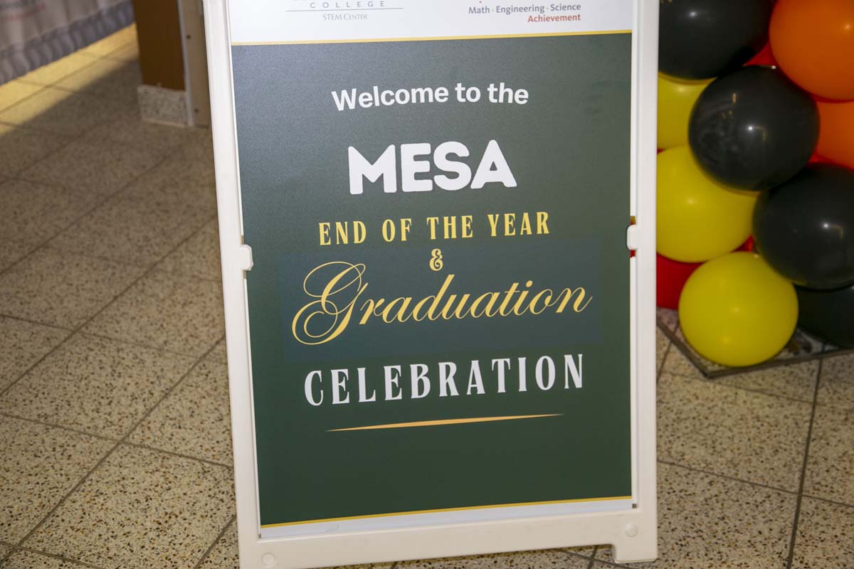 Students attend the CHC MESA end of year celebration.