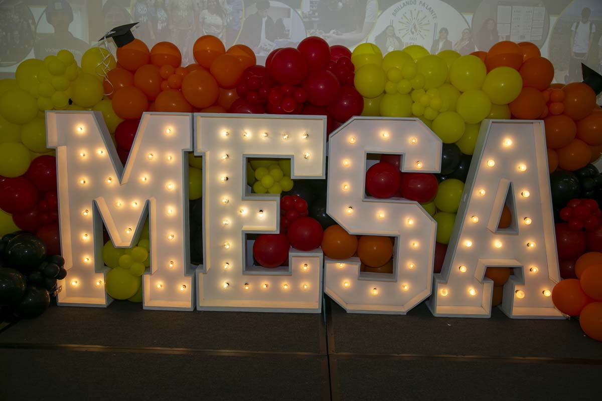 Students attend the CHC MESA end of year celebration.