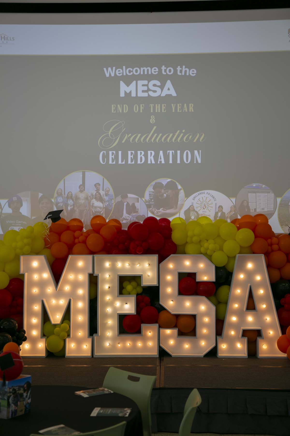 Students attend the CHC MESA end of year celebration.