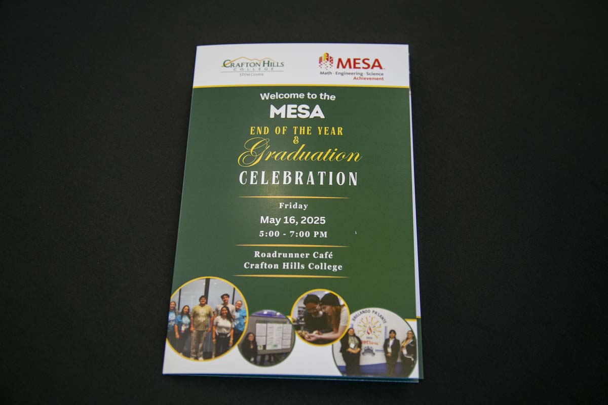 Students attend the CHC MESA end of year celebration.