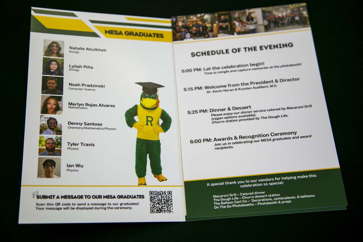 Students attend the CHC MESA end of year celebration.