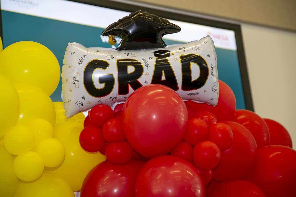 Students attend the CHC MESA end of year celebration.