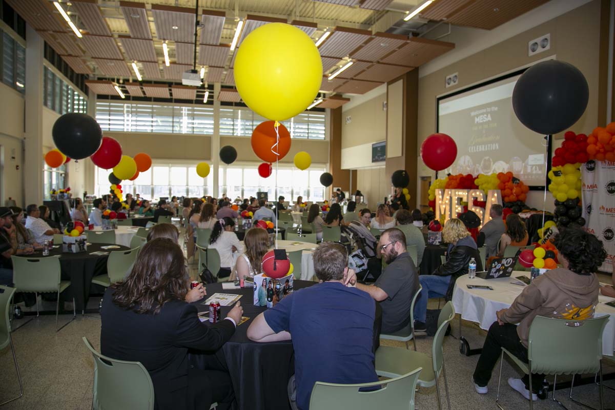 Students attend the CHC MESA end of year celebration.