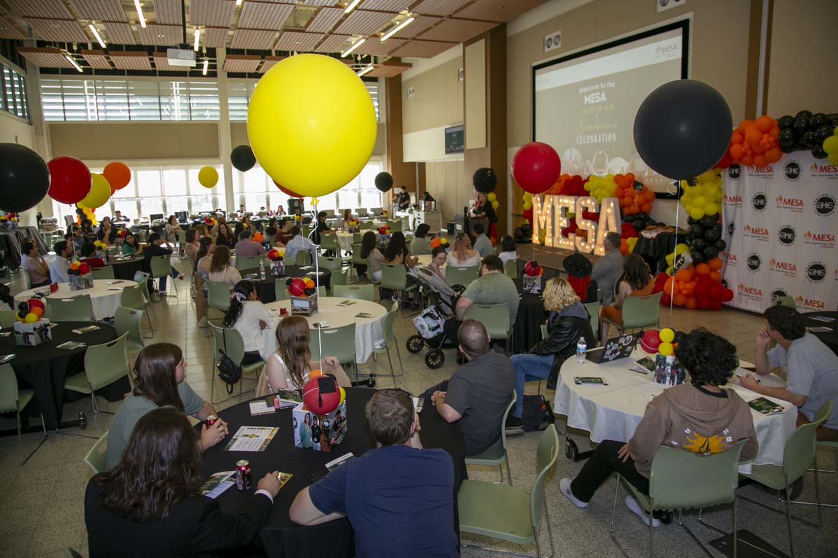 Students attend the CHC MESA end of year celebration.