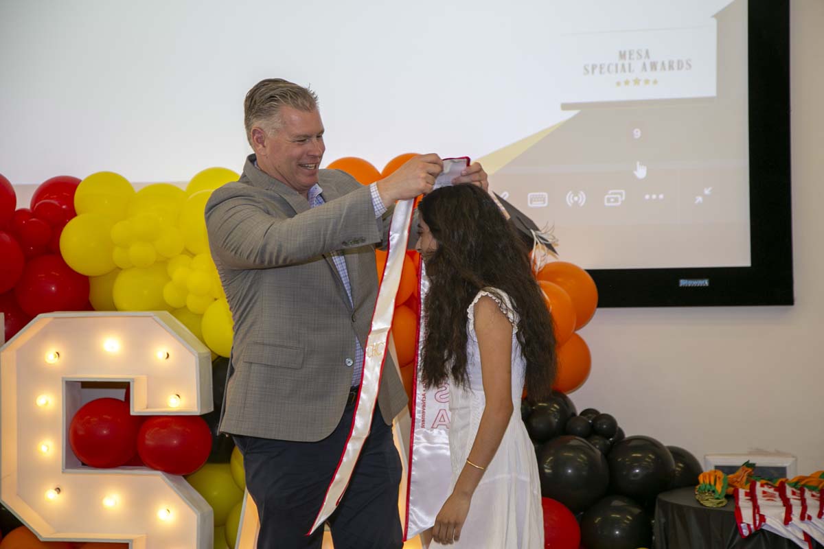 Students attend the CHC MESA end of year celebration.