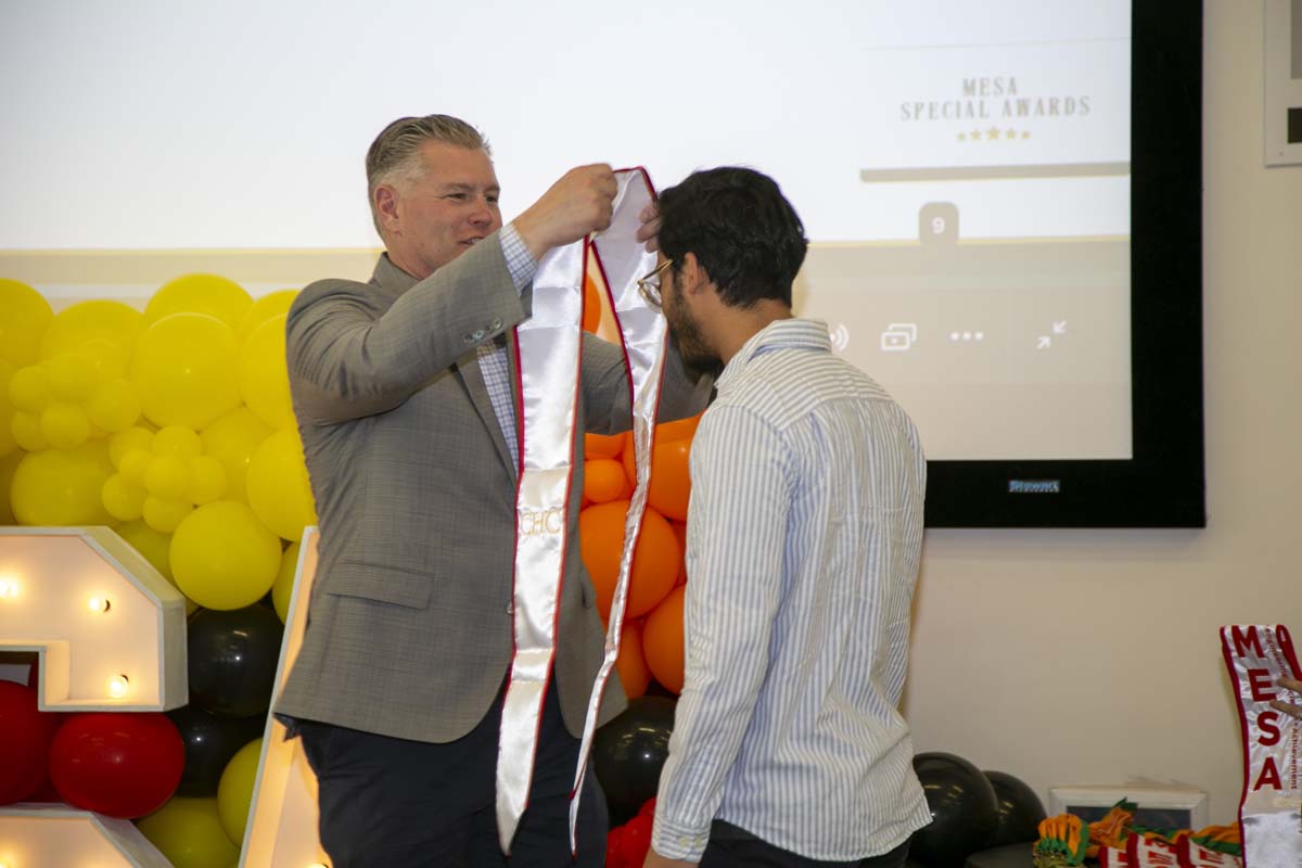 Students attend the CHC MESA end of year celebration.