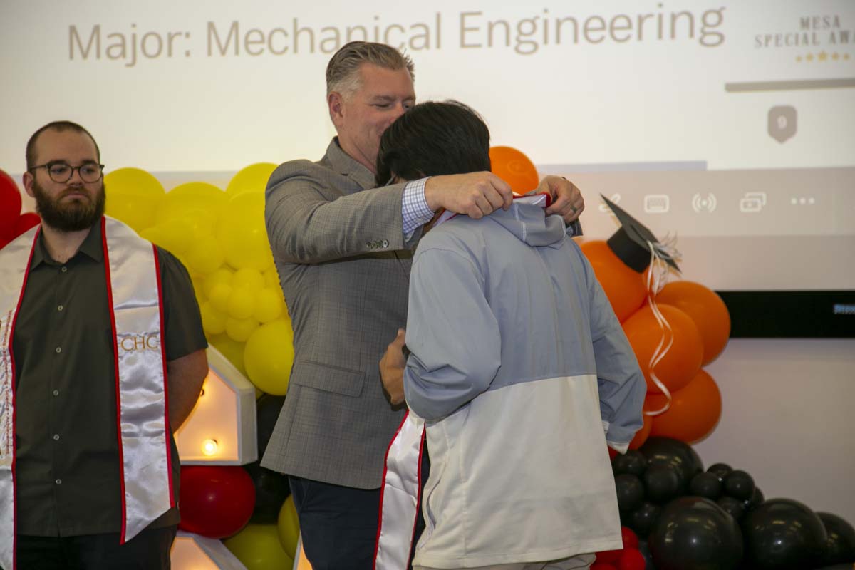 Students attend the CHC MESA end of year celebration.