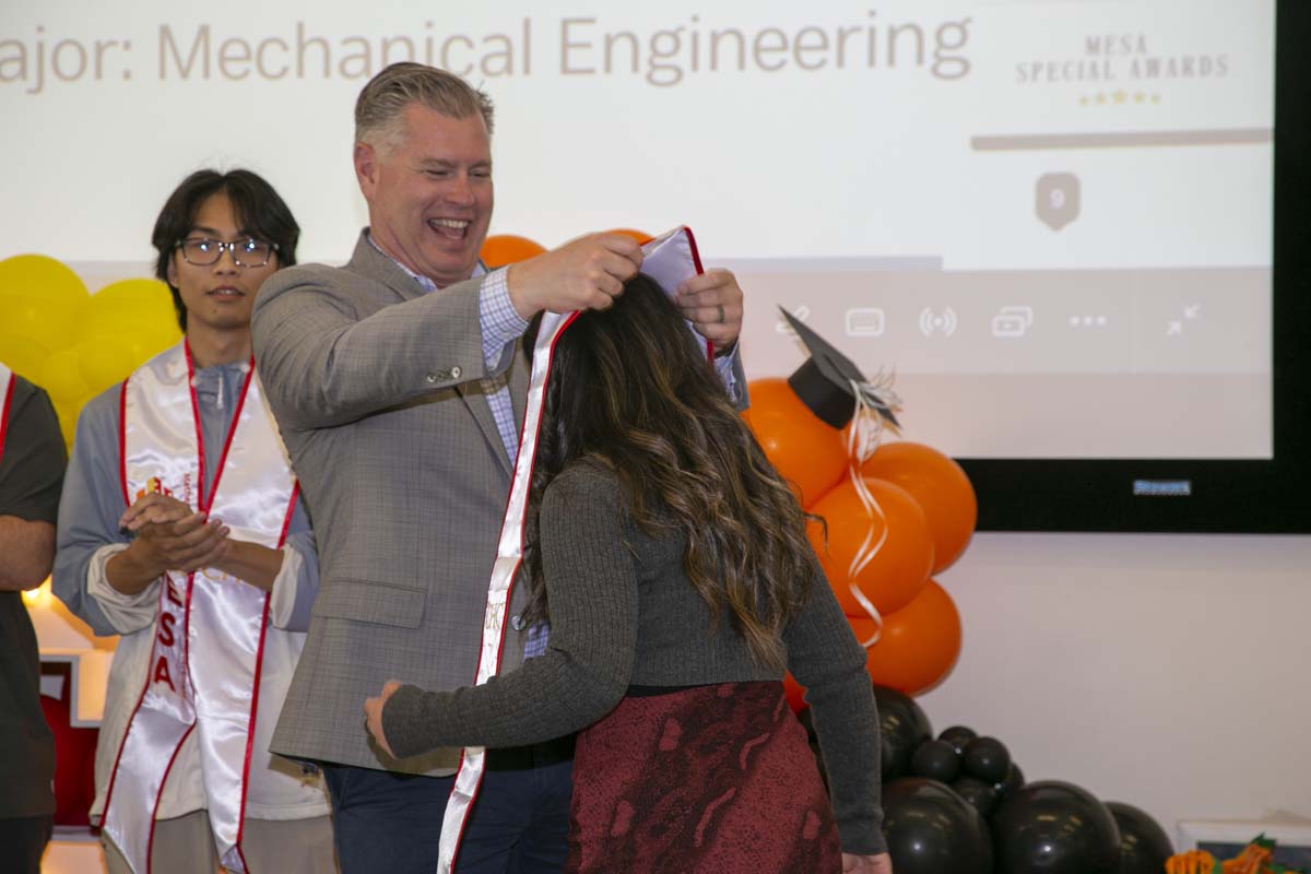 Students attend the CHC MESA end of year celebration.