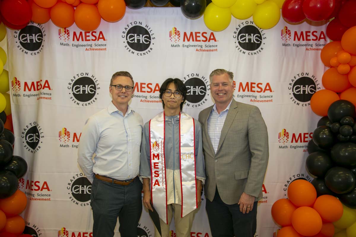 Students attend the CHC MESA end of year celebration.