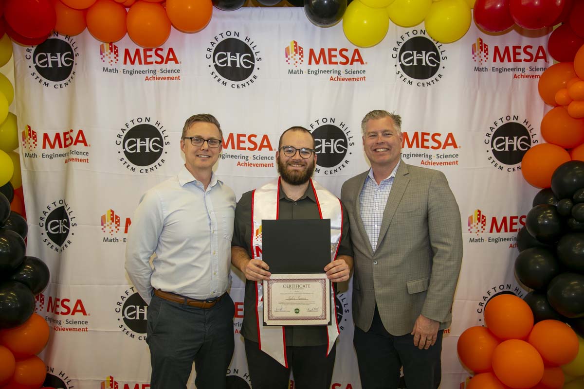 Students attend the CHC MESA end of year celebration.